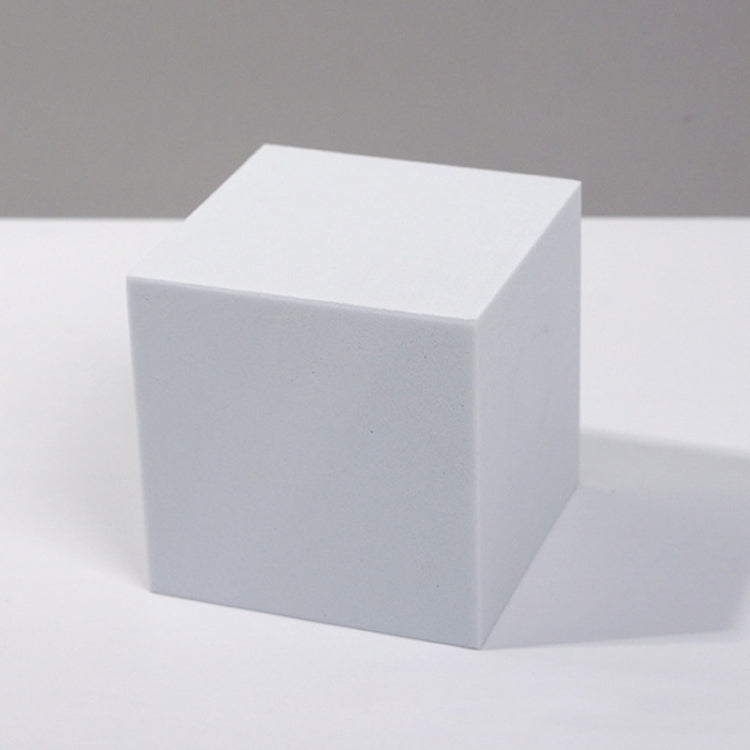 8 pezzi di cubo geometrico per foto, ornamenti decorativi, piattaforma fotografica, Small White Square, Large White Square, Small White Rectangular, Large White Rectangular, Small White Cylindrical, Large White Cylindrical, Small White Hexagon         ...