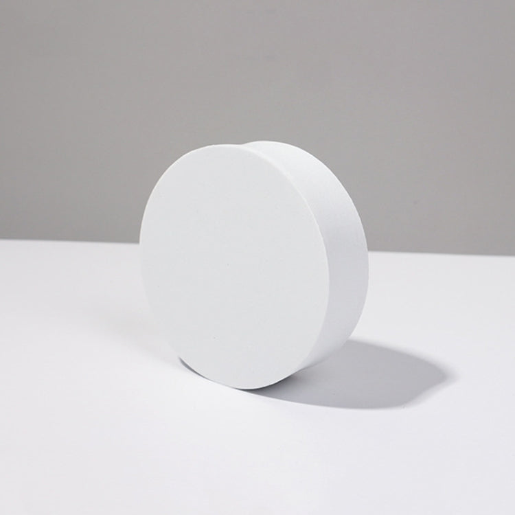 8 pezzi di cubo geometrico per foto, ornamenti decorativi, piattaforma fotografica, Small White Square, Large White Square, Small White Rectangular, Large White Rectangular, Small White Cylindrical, Large White Cylindrical, Small White Hexagon         ...
