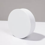 8 pezzi di cubo geometrico per foto, ornamenti decorativi, piattaforma fotografica, Small White Square, Large White Square, Small White Rectangular, Large White Rectangular, Small White Cylindrical, Large White Cylindrical, Small White Hexagon         ...