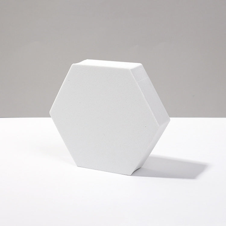 8 pezzi di cubo geometrico per foto, ornamenti decorativi, piattaforma fotografica, Small White Square, Large White Square, Small White Rectangular, Large White Rectangular, Small White Cylindrical, Large White Cylindrical, Small White Hexagon         ...