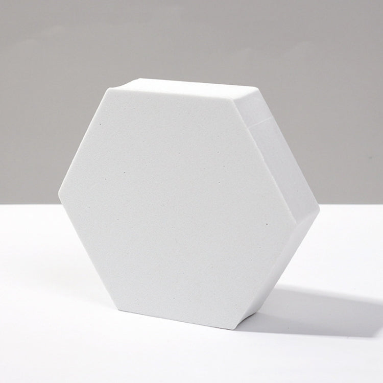 8 pezzi di cubo geometrico per foto, ornamenti decorativi, piattaforma fotografica, Small White Square, Large White Square, Small White Rectangular, Large White Rectangular, Small White Cylindrical, Large White Cylindrical, Small White Hexagon         ...