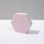 8 pezzi di cubo geometrico per foto, ornamenti decorativi, piattaforma fotografica, Small White Square, Large White Square, Small White Rectangular, Large White Rectangular, Small White Cylindrical, Large White Cylindrical, Small White Hexagon         ...