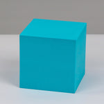 8 pezzi di cubo geometrico per foto, ornamenti decorativi, piattaforma fotografica, Small Lake Blue Square, Large Lake Blue Square, Small Lake Blue Rectangular, Large Lake Blue Rectangular, Small Lake Blue Cylinder, Large Lake Blue Cylinder            ...