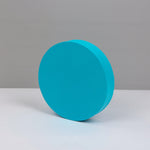 8 pezzi di cubo geometrico per foto, ornamenti decorativi, piattaforma fotografica, Small Lake Blue Square, Large Lake Blue Square, Small Lake Blue Rectangular, Large Lake Blue Rectangular, Small Lake Blue Cylinder, Large Lake Blue Cylinder            ...