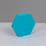 8 pezzi di cubo geometrico per foto, ornamenti decorativi, piattaforma fotografica, Small Lake Blue Square, Large Lake Blue Square, Small Lake Blue Rectangular, Large Lake Blue Rectangular, Small Lake Blue Cylinder, Large Lake Blue Cylinder            ...