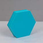 8 pezzi di cubo geometrico per foto, ornamenti decorativi, piattaforma fotografica, Small Lake Blue Square, Large Lake Blue Square, Small Lake Blue Rectangular, Large Lake Blue Rectangular, Small Lake Blue Cylinder, Large Lake Blue Cylinder            ...