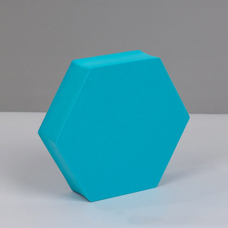 8 pezzi di cubo geometrico per foto, ornamenti decorativi, piattaforma fotografica, Small Lake Blue Square, Large Lake Blue Square, Small Lake Blue Rectangular, Large Lake Blue Rectangular, Small Lake Blue Cylinder, Large Lake Blue Cylinder            ...