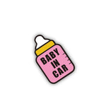 10 pezzi C'è un bambino negli adesivi per auto Adesivi di avvertenza Stile:, CT203 Baby K Boy Magnetic Stickers, CT203 Baby R Boy Magnetic Stickers, CT203 Baby X Blue Bottom Bottle Magnetic Stickers, CT203 Baby O Boy Triangle Magnetic Stickers         ...