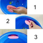 Tampone per la pulizia della spazzola cosmetica in silicone a quattro foglie di trifoglio da 5 pezzi con consegna a colori casuale a ventosa