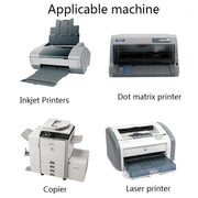 GYNP8081 100 pezzi di adesivi per contrassegni laser a getto d'inchiostro in carta kraft A4, carta da stampa autoadesiva, Dark, Light, Matte, Glossy