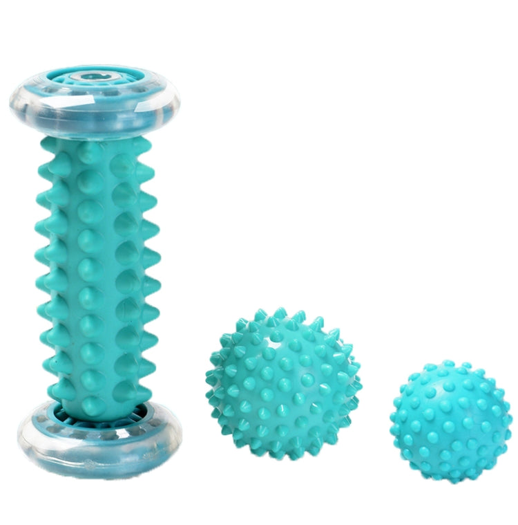 Palla da massaggio Palla per fascia plantare Palla per rilassamento muscolare Palla per fitness Palla per tenere la mano, Stile:, Set 1, Foot Massage Wheel, Set 2, Foot Bottom + Hexagon + 9cm Tattool, Blue Foot Bottom + Bump Peanut Ball + 7cm Tattan   ...