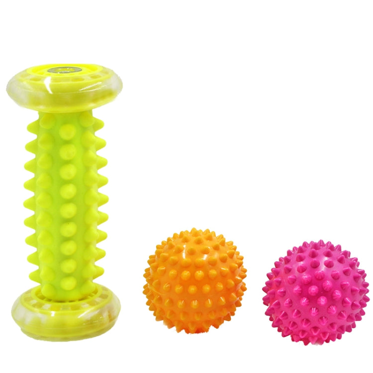 Palla da massaggio Palla per fascia plantare Palla per rilassamento muscolare Palla per fitness Palla per tenere la mano, Stile:, Set 1, Foot Massage Wheel, Set 2, Foot Bottom + Hexagon + 9cm Tattool, Blue Foot Bottom + Bump Peanut Ball + 7cm Tattan   ...