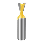 Fresa piccola per incisione su legno con fresa a coda di rondine da 1/2 manico, specifica:, 1/2x5/8mm, 1/2x3/4mm, 1/2x1/4mm, 1/2x3/8mm, 1/2x1/2mm, 5 PCS/Set