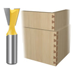 Fresa piccola per incisione su legno con fresa a coda di rondine da 1/2 manico, specifica:, 1/2x5/8mm, 1/2x3/4mm, 1/2x1/4mm, 1/2x3/8mm, 1/2x1/2mm, 5 PCS/Set