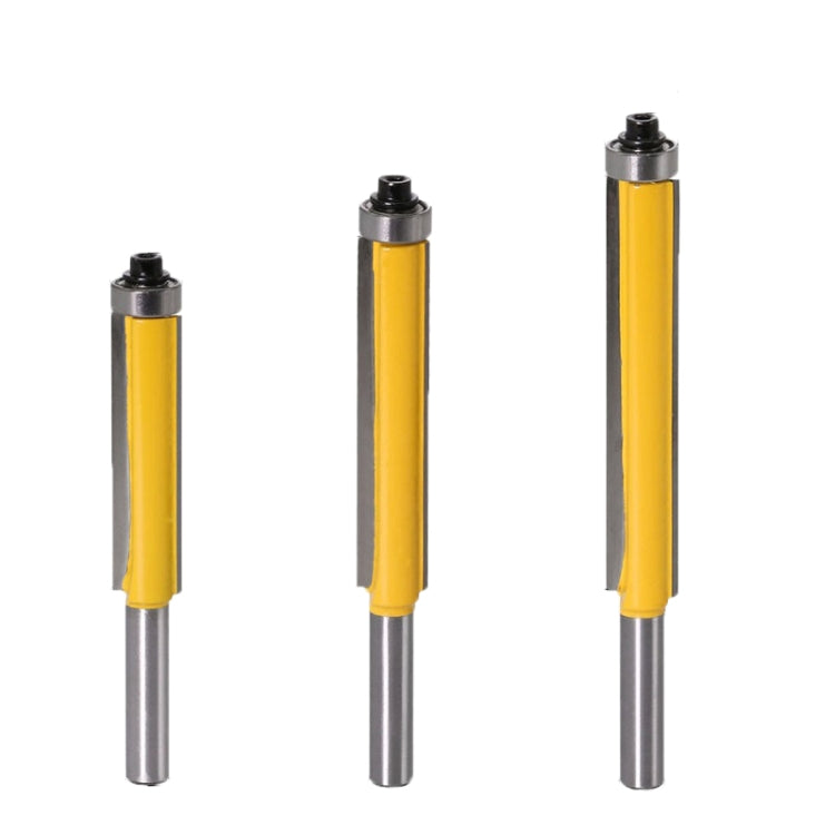 Fresa per rifilatura estesa a 8 manici con fresa per linea di lavorazione del legno con cuscinetti, specifica:, 8x1/2x50.8mm, 8x1/2x63.5mm, 8x1/2x76.2mm, 3 PCS/Set
