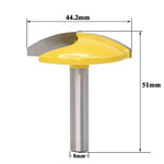 Fresa per legno sottile a fondo piatto a 8 manici, 8-Handle