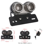 Luce freno posteriore integrata a LED retrò modificata per moto, Rear Taillight Brake Light