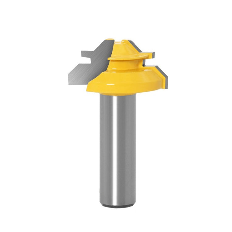 Fresa per macchina per incisione del legno Coltello per giunzione a 45 gradi, 1/2x1-3/8mm, 1/2x2mm, 1/2x2-3/4mm, 12x1-3/8mm, 12x2mm, 12x2-3/4mm, 1/2mm Handle 3PCS/Set, 12mm Handle 3PCS/Set