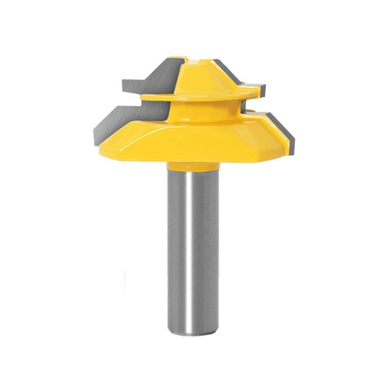 Fresa per macchina per incisione del legno Coltello per giunzione a 45 gradi, 1/2x1-3/8mm, 1/2x2mm, 1/2x2-3/4mm, 12x1-3/8mm, 12x2mm, 12x2-3/4mm, 1/2mm Handle 3PCS/Set, 12mm Handle 3PCS/Set