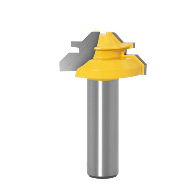 Fresa per macchina per incisione del legno Coltello per giunzione a 45 gradi, 1/2x1-3/8mm, 1/2x2mm, 1/2x2-3/4mm, 12x1-3/8mm, 12x2mm, 12x2-3/4mm, 1/2mm Handle 3PCS/Set, 12mm Handle 3PCS/Set