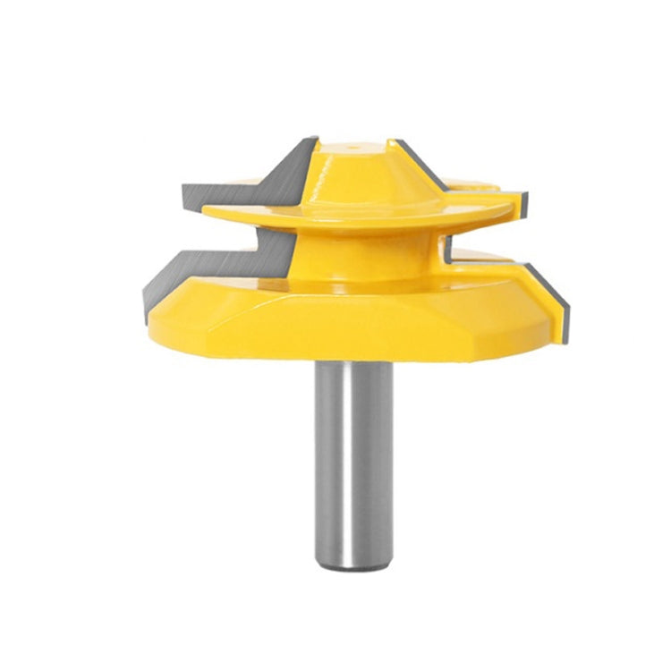 Fresa per macchina per incisione del legno Coltello per giunzione a 45 gradi, 1/2x1-3/8mm, 1/2x2mm, 1/2x2-3/4mm, 12x1-3/8mm, 12x2mm, 12x2-3/4mm, 1/2mm Handle 3PCS/Set, 12mm Handle 3PCS/Set