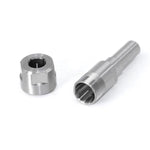 Convertitore per asta di prolunga per macchina da rifilatura per incisione, 6mm To 6mm, 1/4mm To 1/4mm, 1/4mm To 8mm, 8mm To 12mm, 8mm To 1/2mm, 8mm To 8mm, 12mm To 12mm, 1/2mm To 1/2mm
