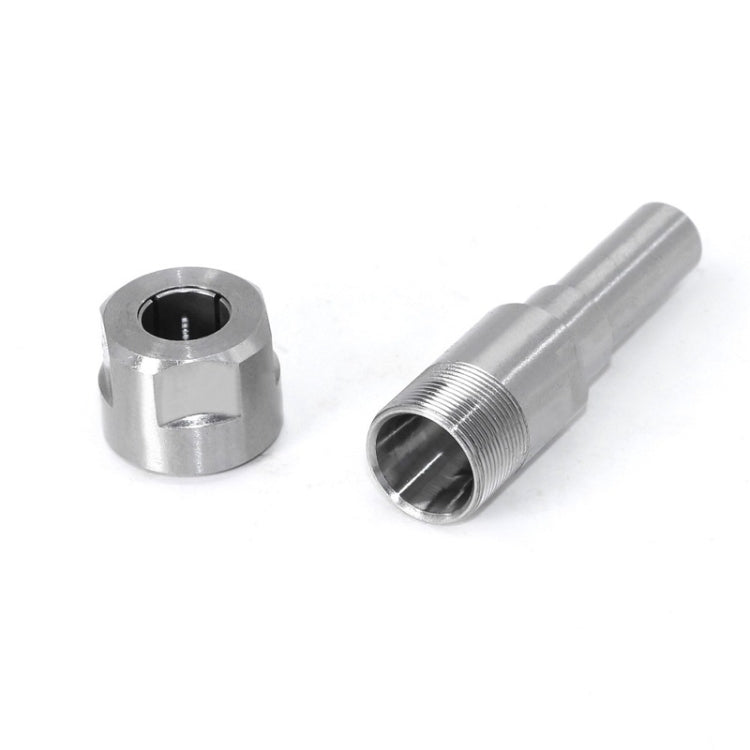 Convertitore per asta di prolunga per macchina da rifilatura per incisione, 6mm To 6mm, 1/4mm To 1/4mm, 1/4mm To 8mm, 8mm To 12mm, 8mm To 1/2mm, 8mm To 8mm, 12mm To 12mm, 1/2mm To 1/2mm