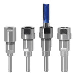 Convertitore per asta di prolunga per macchina da rifilatura per incisione, 6mm To 6mm, 1/4mm To 1/4mm, 1/4mm To 8mm, 8mm To 12mm, 8mm To 1/2mm, 8mm To 8mm, 12mm To 12mm, 1/2mm To 1/2mm
