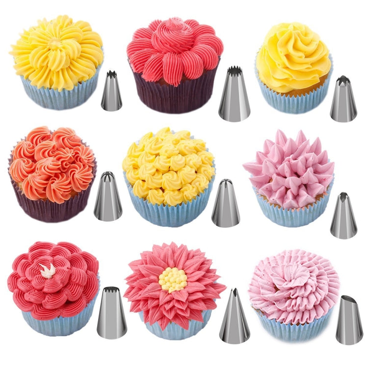 220 in 1 giradischi per torte set di ugelli per decorare strumenti da forno set di stampi per fondente, 220 PCS/Set