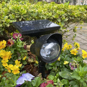 Lampada solare da esterno rotante RGB IP55 6V 0,3W