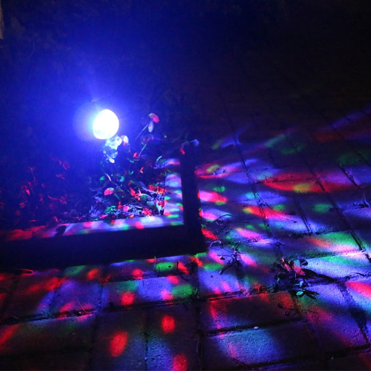 Lampada solare da esterno rotante a luce solare da giardino, Rotating RGB Upgrade
