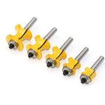 Taglierina per la lavorazione del legno della macchina per incidere della taglierina semicircolare positiva con cuscinetto a 8 codoli, No. 1, No. 2, No. 3, No. 4, No. 5, 5 PCS/Set