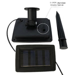 Luce solare da esterno impermeabile IP44 con 8 LED