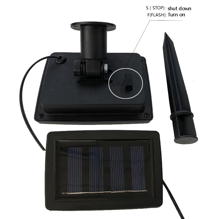 Luce solare da esterno impermeabile IP44 con 8 LED