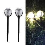 Lampada solare da giardino 2 pezzi luce calda IP44