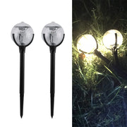 Lampada solare da giardino 2 pezzi luce calda IP44