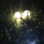Lampada solare da giardino 2 pezzi luce calda IP44