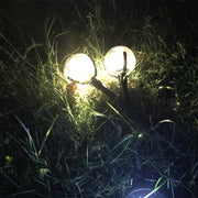 Lampada solare da giardino 2 pezzi luce calda IP44