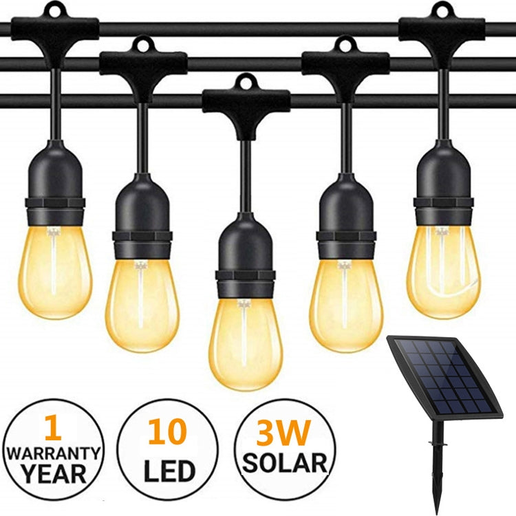 10 in 1 lampadina solare per esterni lampada a stringa luce solare da giardino impermeabile