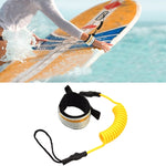 Corda da mano di sicurezza per bodyboard da surf Corda da traino per pagaia per tavola da surf in TPU, lunghezza dopo l'allungamento: 1,6 m, Safety Hand Rope(Clear Blue), Safety Hand Rope(Orange), Safety Hand Rope(Yellow), Safety Hand Rope(Black)      ...