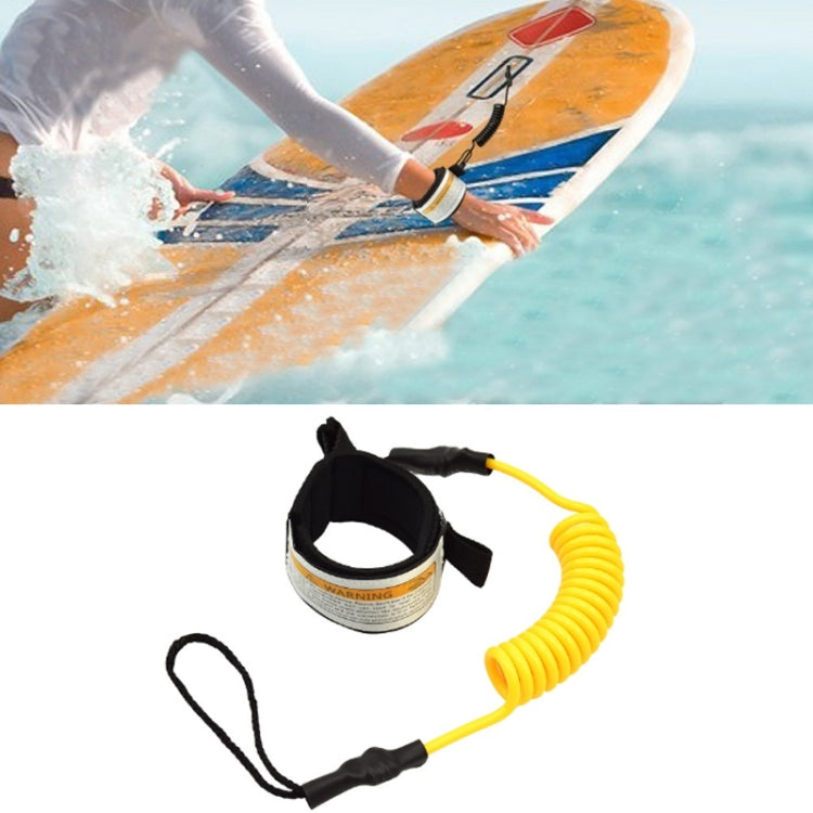 Corda da mano di sicurezza per bodyboard da surf Corda da traino per pagaia per tavola da surf in TPU, lunghezza dopo l'allungamento: 1,6 m, Safety Hand Rope(Clear Blue), Safety Hand Rope(Orange), Safety Hand Rope(Yellow), Safety Hand Rope(Black)      ...