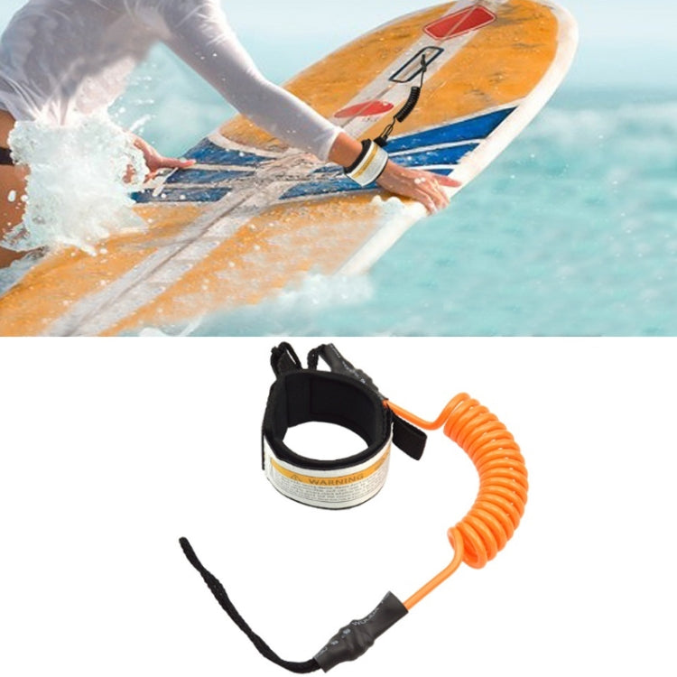 Corda da mano di sicurezza per bodyboard da surf Corda da traino per pagaia per tavola da surf in TPU, lunghezza dopo l'allungamento: 1,6 m, Safety Hand Rope(Clear Blue), Safety Hand Rope(Orange), Safety Hand Rope(Yellow), Safety Hand Rope(Black)      ...