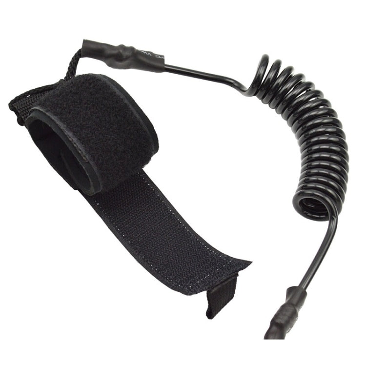 Corda da mano di sicurezza per bodyboard da surf Corda da traino per pagaia per tavola da surf in TPU, lunghezza dopo l'allungamento: 1,6 m, Safety Hand Rope(Clear Blue), Safety Hand Rope(Orange), Safety Hand Rope(Yellow), Safety Hand Rope(Black)      ...