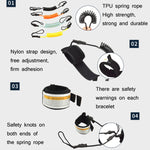 Corda da mano di sicurezza per bodyboard da surf Corda da traino per pagaia per tavola da surf in TPU, lunghezza dopo l'allungamento: 1,6 m, Safety Hand Rope(Clear Blue), Safety Hand Rope(Orange), Safety Hand Rope(Yellow), Safety Hand Rope(Black)      ...