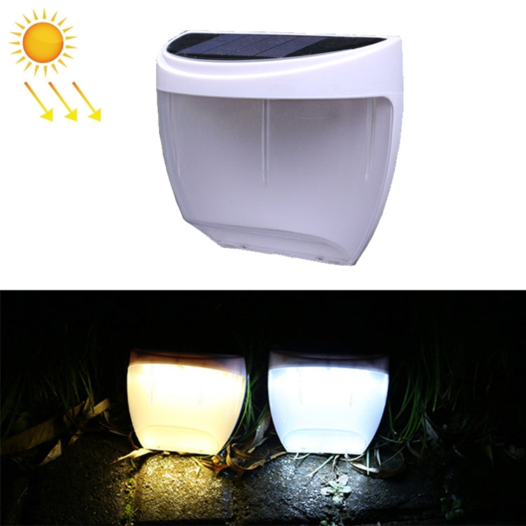 Lampada solare da parete 8 LED per giardino esterno