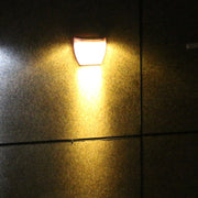 Lampada solare da parete 8 LED per giardino esterno