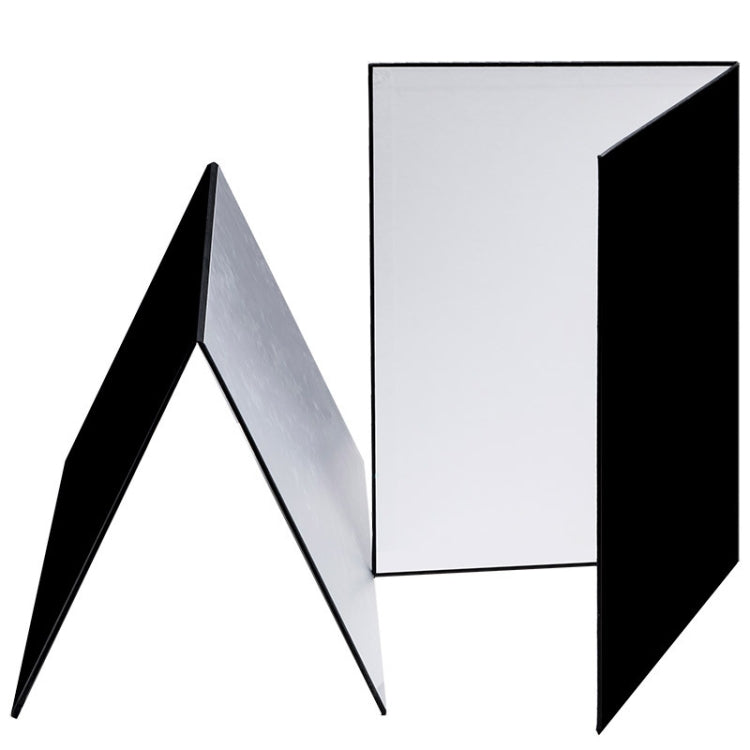 Lavagna riflettente 3 in 1 bianca + nera + argento A3 in cartone pieghevole per diffusore di luce, 3-in-1 A3 Cardboard Silver, 3-in-1 A3 Cardboard Gold