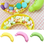 2 pezzi di scatola protettiva per frutta e banane, carina in 3 colori, per bambini