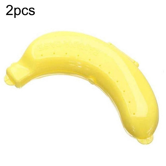 2 pezzi di scatola protettiva per frutta e banane, carina in 3 colori, per bambini