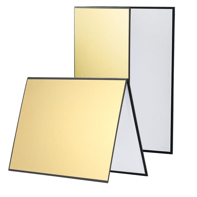 Lavagna riflettente 3 in 1 bianca + nera + argento A3 in cartone pieghevole per diffusore di luce, 3-in-1 A3 Cardboard Silver, 3-in-1 A3 Cardboard Gold
